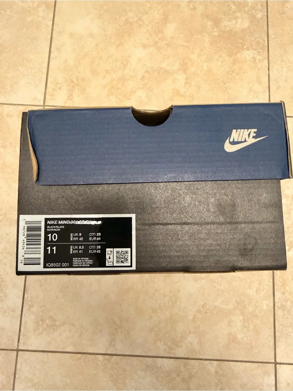 Mens Nike Mind slides fragment design- Size 10